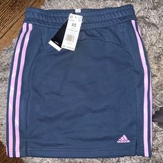 New With Tags Adidas Skirt Xsmall Color Navy/Lilac Stripes Casual Purple Mini Length Bottoms, Casual Purple Mini Skirt, Adidas Fitted Mini Skirt, Adidas Casual Mini Skirt, Casual Adidas Mini Skirt, Fitted Adidas Mini Skirt, Adidas Fitted Casual Skirt, Adidas Casual Fitted Skirt, Casual Fitted Adidas Skirt