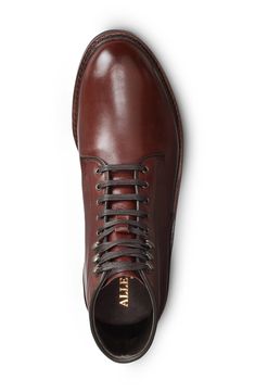 A plain-toe boot is hand crafted in the USA and welted to a durable rubber tread. Style Name:Allen Edmonds Higgins Mill Plain Toe Boot (Men). Style Number: 5179555.