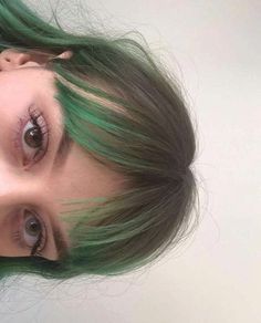 Cut My Hair, Hair Inspo Color, Grunge Hair, Green Hair, Aesthetic Hair