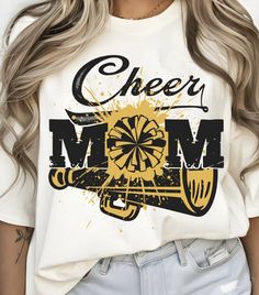 Crew Neck T-shirt With Sublimation Print For Cheerleading, White Sublimation Design With Graphic Print For Team Spirit, Cheerleading Crew Neck T-shirt With Sublimation Print, White Short Sleeve Sublimation Design For Cheerleading, Fan Apparel White Sublimation Design With Graphic Print, Sublimation Graphic Print Cotton Design For Cheerleading, Cotton Sublimation Design With Graphic Print For Cheerleading, Cotton Sublimation Graphic Print For Cheerleading, Custom Print Sublimation Design White Fan Gear