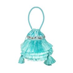 Her name was Lola, she was a showgirl, and she would have swooned for her BuDhaGirl namesake bag. Talk about the perfect cha-cha bag meant for the evening, but all the Lolas out there know they can wear it anytime. Silky satin is paired with fabulous layers of Raffia fringe featuring a fun beaded drawstring closure. Our Lola bag is trimmed with crystal embroidered ribbon and finished with a beaded handle long enough to carry over the shoulder with a small pocket inside. Available in pink, white, Luxury Party Bag With Tassels, Handheld Bucket Bag With Detachable Strap For Party, Evening Pouch Bag With Tassels, Chic Shoulder Bag With Tassels For Party, Chic Tassel Shoulder Bag For Party, Tassel Clutch Evening Bag For Party, Glamorous Evening Bags With Tassels, Party Pouch Bag With Tassels, Chic Party Bucket Bag With Detachable Strap