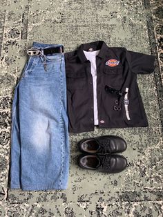 Presentable Outfits Casual, Dickies Fashion, Masc Summer Outfits, Dickies Work Shirt, Versatile Clothing, Summer Outfits 2024, Skater Streetwear