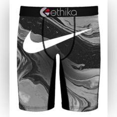 Nwot Mens Ethika Staple Boxer Briefs. Nike Design. Size Large. Never Worn Only Took Out Of Package To Take Pictures. Perfect Condition Casual Breathable Boxer Briefs For Sports, Casual Breathable Boxer Briefs For Training, Breathable Gray Boxer Briefs For Gym, Breathable Boxer Briefs For Sports, Sports Black Cotton Boxer Briefs, Black Cotton Sports Boxer Briefs, Casual Graphic Print Boxer Briefs, Black Stretch Boxer Briefs For Streetwear, Streetwear Cotton Boxer Briefs With Graphic Print