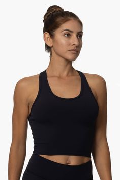 Black Stretch Tank Top With Built-in Bra For Training, Functional High Stretch Tank Top With Built-in Bra, Athleisure Stretch Tank Top With Built-in Bra, Seamless Racerback Activewear With 4-way Stretch, Functional Tank Activewear With Built-in Bra, Gym Tank Top With Built-in Bra And 4-way Stretch, Athleisure Activewear With Built-in Bra And Scoop Neck, Sporty Tank Activewear With Built-in Bra, Athleisure Tank Top With Built-in Bra For Training