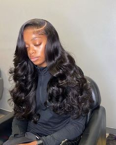 Our 5x5 closure wig is featured in our premium wig collection. This wig comes with a 5x5 lace closure and can be upgraded to HD lace for only $15 more! Our HD lace is thin and undetectable in addition to our premium high quality hair. The wig is very full (180% density). Beachwave Curls Black Women, Prom Hairstyles Sew In, Side Part Buss Down With Curls, Back To School Hairstyles Wigs, Curl Wigs For Black Women, 34 Inch Wig, Lace Front Wigs For Black Women, Frontal Sew In, Side Part Frontal Wig