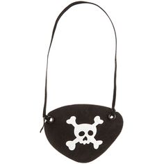 Avast, me hearties! I see with me one eye! Use Black Pirate Foam Eye Patch to get your little pirate in character. Featuring a black finish with a white skull and crossbones design, this eye patch will spark your child's imagination in the best way possible. Use it for costumes, dress-up games, parties, and more!     Dimensions:   Length: 2"  Width: 2 3/4"      Package contains 1 eye patch. Pirate Costume Accessories For Halloween, Pirate Style Halloween Costume Accessories, Adjustable Pirate Costume Accessories For Halloween, Black Pirate, Pirate Crafts, Dot Day, Eye Patch, One Eye, Print Coupons