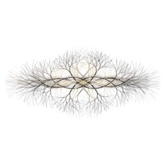 an abstract piece of art that looks like branches