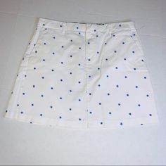 Tommy Hilfiger Hollywood Skirt Size 8 White With Blue Star Design Super Cute! Front And Back Pockets New With Tags Approximate Measurements In Pics Feel Free To Make An Offer Spring Tommy Hilfiger Lined Skirt, Tommy Hilfiger Lined Skirt For Spring, Fitted Tommy Hilfiger Skirt, Tommy Hilfiger Fitted Skirt, Tommy Hilfiger Spring Mini Skirt, Tommy Hilfiger Mini Skirt For Spring, Tommy Hilfiger White Bottoms For Spring, White Cotton Tommy Hilfiger Bottoms, Tommy Hilfiger White Cotton Bottoms