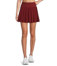 Antonio Melani Active Stretch Woven High Rise Pleated A-Line Flounce Mini Tennis Coordinating Skirt | Dillard's Career Woman, Antonio Melani, Dillard's, Skirt Length, Modern Woman, Inside Out, Autumn Fashion, Active Wear, High Rise