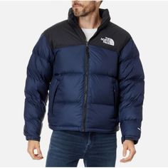 The North Face Men's 1996 Retro Nuptse 700 Down Puffer Jacket Blue 2xl Men's Size: 2xl Note: There's Ink Mark On The Tag To Prevent Store Return. Otherwise Brand New Without Tag. Pit To Pit: 29" Length: 28" We Didn’t Just Make A Puffer. We Made The Nuptse. A Jacket Rooted In The Unforgiving Nature Of Mountaineering And Immortalized On City Streets. Respected For Generations, Our 1996 Retro Nuptse Jacket Retains The Confidence And Grit To Stand Alone. With Unmistakable Oversized Baffles, And Ultr Blue Long Sleeve Puffer Jacket For Hiking, Blue Puffer Outerwear For Hiking, Navy Puffer Jacket For Winter Outdoor Activities, Navy Puffer Jacket For Winter Outdoors, Navy Winter Puffer Jacket For Outdoor, Navy Outdoor Puffer Jacket With Pockets, Blue Hooded Puffer Jacket For Hiking, Casual The North Face Puffer Jacket For Winter Sports, Mens Down Vest