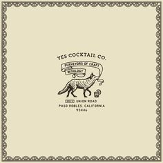 the logo for ye's cocktail co, which is located in pasadena, california