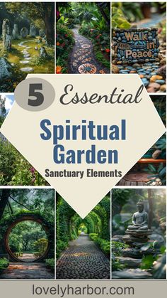 23 Enchanting Ideas For Your Spiritual Garden Sanctuary Zen Garden Water Feature, Zen Garden Design Landscaping, Outdoor Buddha Garden, Zen Garden Plants, Outdoor Meditation Space, Meditation Gardens, Zen Garden Backyard, Buddha Garden Ideas, Modern Zen Garden