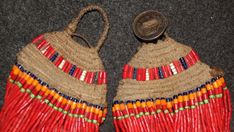 "Bead Necklace 633. Authentic Konyak Naga Large, full fine thick red seed bead necklace. A very fine example in perfect condition. The piece is 14 inches long, has 156 strands of fine red glass seed beads and has an old Indian coin as a closure dated 1929, It is in excellent condition considering its use and age which is estimated to be early to mid 19th century. Please note that the designation \"Authentic\" means that the piece was made by the Nagas and used by them in their actual ceremonies Artisan Red Necklaces For Ceremonial Use, Artisan Red Necklaces For Ceremonial Occasions, Traditional Red Jewelry With Tiny Beads, Traditional Red Beaded Necklaces With Polished Beads, Red Round Beads Necklace For Ceremonial Occasions, Red Large Beaded Jewelry For Ceremonial Occasions, Red Jewelry With Large Beads For Ceremonial Occasions, Traditional Red Beaded Necklaces With Round Beads, Traditional Red Necklace With Tiny Beads