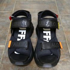 These Are Brand New Buffalo Brand (With Tags,) Vegan Platform Sandals, Not Available At All In The U.S ::Size U.K 5, Euro 38, U.S Size 7.5, Black Summer Slip-on Sport Sandals For Streetwear, Trendy Ankle Strap Sandals For Streetwear, Streetwear Ankle Strap Platform Sandals, Platform Sandals With Ankle Strap For Streetwear, Ankle Strap Platform Sandals For Streetwear, Summer Flat Heel Sandals For Streetwear, Open Toe Platform Sandals For Streetwear, Flat Heel Sandals For Summer Streetwear, Black Platform Sport Sandals For Spring