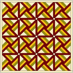 an image of a quilt pattern that looks like it has been made in different colors