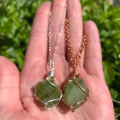 "☾ Medium Peridot Necklace ☾ High quality, medium peridot in its raw form in a secure & subtle setting that highlights the stone These pendants come in pure copper or sterling silver. Choose from an adjustable Faux leather chord (vegan friendly) or choose a matching 18\" copper chain or sterling silver chain. Faux leather chords are \"vegan friendly\" because they are actually cotton made to look like leather. These chords are also tied to be adjustable so you can wear it at your desired len Peridot Gemstone Bead Necklace For Gift, Lime Green Peridot Necklace For May Birthstone, Green Peridot Gemstone Necklace, Faceted Peridot Necklaces As Gift, Green Peridot Pendant Necklace, Clear Quartz Necklace, Peridot Pendant, Peridot Jewelry, Clear Quartz Point