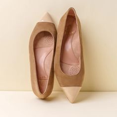 This chic, pointed-toe flat is celebrated for all-day comfort and superior fit. The classic design is polished and pairs well with any outfit. The handcrafted leather upper is padded with an ergonomically-designed insole, built-in metatarsal and arch support, and available in half sizes and 4 different widths.

Details The Girlfriends, Comfortable Flats, Leather Cap, Pointed Toe Flats, Tan Suede, Handcrafted Leather, High Quality Leather, Arch Support, Patent Leather