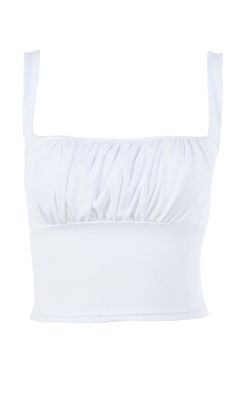 Summer Ruched Square Neck Crop Top, Trendy Crop Top With Adjustable Straps And Square Neck, Trendy Ruched Tube Top For Summer, Stretch Square Neck Crop Top For Summer, Summer Tube Top With Ruched Bodice, Spring Ruched Crop Top With Square Neck, Fitted Ruched Crop Top, Sleeveless Ruched Bodice Tube Top For Summer, Spring Ruched Square Neck Crop Top