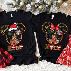 Disneyland Christmas Outfit, Disney New Year, Christmas Family Vacation, Disney Family Shirt, Magic Kingdom Shirt, Family Shirts Disney, Family Disney Shirts Matching, Matching Christmas Family, Disney Family Shirts