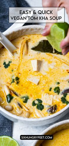 Quick Vegan Tom Kha Soup