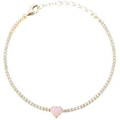 Add some love to your day with this cubic zirconia-studded Sunkissed Sterling 14k gold plated heart tennis bracelet. Click on this JEWELRY & WATCHES GUIDE to learn about fit, styles, materials and more! Add some love to your day with this cubic zirconia-studded Sunkissed Sterling 14k gold plated heart tennis bracelet. Click on this JEWELRY & WATCHES GUIDE to learn about fit, styles, materials and more! FEATURES Length: 7.75 in. Clasp: lobster-claw Nickel free Metal: sterling silver Plating: 14k Valentine's Day Heart Bracelet In Cubic Zirconia, Valentine's Day Heart Bracelet With Cubic Zirconia, Gold Heart Charm Bracelet With Cubic Zirconia, Heart-shaped Yellow Gold Bracelets With Cubic Zirconia, Heart-shaped Yellow Gold Cubic Zirconia Bracelets, Yellow Gold Heart-shaped Cubic Zirconia Bracelets, Wedding Heart Bracelet With Cubic Zirconia For Valentine's Day, Valentine's Day Gold Bracelets With Diamond Accents, Adjustable Gold Heart Bracelet With Cubic Zirconia