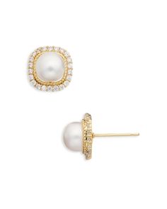 Aqua Imitation Pearl Pave Stud Earrings - Exclusive Bridal Boots, Men's Watches Luxury, Luxury Sunglasses, Exclusive Jewelry, Lingerie Romper, Pearl Stud Earrings, Earring Necklace, Ring Necklace, Card Wallet