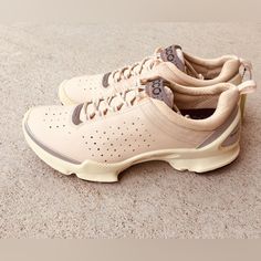 Brand New Ecco Biom C Low Sneakers, The Most Comfortable Shoes For Walking, Running And Hiking Beige Leather Running Sneakers, Most Comfortable Shoes For Walking, Ecco Shoes Women, Oxford Sneakers, Black Leather Sneakers, Ecco Shoes, Casual Trainers, Most Comfortable Shoes, Casual Sneakers Women