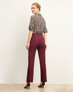 Smith Pant - Washable Wool Twill :: Shiraz – M.M.LaFleur Power Casual, The Smith, Virtual Stylist, Work Style, Virtual Fashion, Shiraz, Suit Shop, Women Supporting Women, Work Fashion