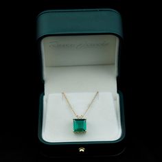 Product Details Express your affection to your loved one with this exceptional Lab Created Emerald Pendant, featuring a sparkling princess cut created emerald solitaire gemstone in a prong setting. Its unique design adds to its charm and desirability, making it an extraordinary piece of jewelry. The Antique Chain Pendant is crafted in gold and comes with a lustrous gold chain, making it an exquisite gift to cherish forever. Product Information SKU SHP-PENDANT082019433 Length 13 mm Width 10 mm He Classic Princess Cut Emerald Jewelry, May Birthstone Radiant Cut Solitaire Jewelry, May Birthstone Jewelry With Prong Setting In Princess Cut, Princess Cut Emerald Jewelry, Radiant Cut Prong Setting Jewelry Gift, Yellow Gold Emerald Jewelry With Rectangular Stone, Fine Jewelry Princess Cut May Birthstone, Rectangular Solitaire Emerald Jewelry, Rectangular Emerald Birthstone Jewelry