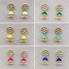 Small Indian Jhumki/Jhumka/Indian Earrings/kundan Earring/Indian Jewelry/Pakistani Jewelry/Meenakari Earring/Bollywood Earring/Bridal Color, shades, texture displayed may slightly vary from the actual product due to digital image limitations. We request you to consider these minor variations. Please expect the possibility of some slight imperfections when buying hand made jewelry. If you have any questions, please contact us. Arrives in gift box. Please let me know if you have any questions. Tha Kundan Jhumkas For Diwali Gift, Diwali Gift Meenakari Jhumkas, Anarkali Chandbalis For Festivals, Kundan Jhumkas With Dori Work For Festivals, Festive Gota Work Jhumkas As A Gift, Eid Kundan Jhumkas As Gift, Anarkali Style Jhumkas For Diwali Gift, Anarkali Meenakari Danglers For Festivals, Eid Gift Kundan Jhumkas