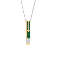 Ti Sento Milano Sterling Silver with 18k yellow gold Plating Clear Zirconias, green malachite One year warranty Arrow Feather, Malachite Green, Balance And Harmony, Green Malachite, Dark And Light, Feather Pattern, Green Gemstones, Pendant Earrings, Mix Match