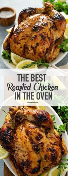 the best roasted chicken in the oven