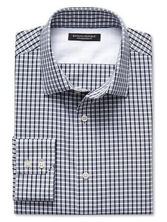 http://bananarepublic.gap.com/browse/productImages.do Elegant Business Tops Wrinkle-resistant, Elegant Wrinkle-resistant Business Top, Elegant Business Top With Wrinkle-resistant Fabric, Wrinkle-resistant Slim Fit Dress Shirt For Office, Wrinkle-resistant Dress Shirt With Spread Collar For Office, Check Shirt, Wrinkle Free, Casual Shirts For Men, Banana Republic