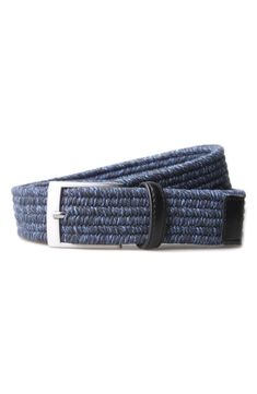 A twisted braided design lends textural interest to this cool belt that'll look good with any casual look..Cotton/polyester/elastane/leather.Imported.Item #7654257 Cool Belt, Stretch Belt, Casual Look, Men's Clothing, Nordstrom Rack, Casual Looks, Belts, Braids, Nordstrom