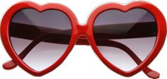 Fun Red Heart-shaped Sunglasses, Valentine's Day Red Casual Sunglasses, Playful Heart-shaped Sunglasses With Gradient Lenses, Casual Red Sunglasses For Valentine's Day, Trendy Red Heart-shaped Sunglasses, Red Heart-shaped Tinted Sunglasses, Playful Red Sunglasses For Party, Playful Red Sunglasses With Uv Protection, Fun Red Sunglasses