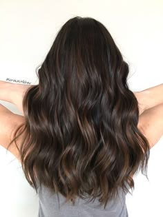 Highlights Brown Hair Balayage, Rich Brown Hair, Dark Hair With Highlights, Hair Balayage, Brown Blonde Hair