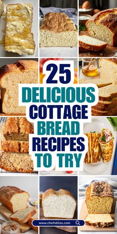 Cottage bread is a timeless classic known for its simple, rustic charm and versatility. Whether you enjoy it toasted with butter, as the base for a hearty sandwich, or fresh out of the oven, there’s no denying its universal appeal. In this collection of 25+ cottage bread recipes, you’ll find a variety of options ranging from traditional loaves to creative twists like whole grain, herb-infused, and sweet variations. Perfect for home bakers of all levels, these recipes bring warmth and flavor to your table. Cottage Bread Recipe, Cottage Bread, Easy Bread Recipes, Easy Bread, The Oven, Timeless Classic, Rustic Charm, Bread Recipes, Homemade Recipes