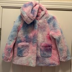 New. Snap Closure Fully Lined Soft Kidcore, New Snap, Cat & Jack, Kids Jacket, Fleece Jacket, Snap Closure, Pink Blue, Kids Shop, Color Blue