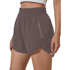 -95% Polyester, 5% Spandex -Imported -Pull On Closure -Material: This Workout Shorts For Women Is Made Of 95%Polyester And 5%Spandex That Make It Lightweight And Breathable. -Features: This Athletic Short For Women Have The Designs Of Elastic High Waistband, Suit For Different Body Type, Hold Your Tummy And Stayed In Place The Whole Timethe Flair Of The High Low Part Of The Shorts Give Your Legs Plenty Of Movementstretchy And Comfortable Lining Inside Offer Security, Let You Keep Attention On Sp Women's Running Shorts, Lulu Shorts, Womens Athletic Shorts, Quick Dry Pants, Buy Clothes Online, Running Shorts Women, Athlete Workout, Lululemon Shorts, Shorts Pants