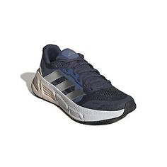 ad eBay - Take your performance even higher wearing adidas® Running Questar 2 Athletic Shoes for workouts or gymming sessions. The slightly raised round toe design and lace panel ensures a secure fit. Order half a size larger than normal for wide feet; normal size for regular or narrow feet. Fade-resistant Lace-up Sneakers For Workout, Adidas Running Shoes For Workout In Athleisure Style, Adidas Running Shoes For Workout Athleisure, Adidas Athleisure Running Shoes For Workout, Adidas Functional Running Shoes For Workout, Functional Adidas Running Shoes For Workout, Adidas Functional Workout Running Shoes, Functional Adidas Sneakers For Workout, Adidas Workout Running Shoes With Synthetic Material