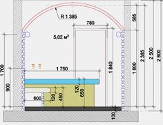 an architectural drawing shows the interior and exterior areas of a house, with measurements for each section