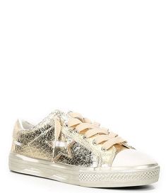 Vintage Havana Shine Metallic Foil Sneakers | Dillard's Metallic Lace-up Sneakers, Gold Slip-on Sneakers With Rubber Sole, Metallic Round Toe Casual Sneakers, Metallic Low-top Synthetic Sneakers, Gold Low-top Sneakers With Textured Sole, Casual Metallic Sneakers With Round Toe, Metallic Low-top Sneakers For Spring, Spring Metallic Sneakers With Round Toe, Metallic Sneakers With Round Toe For Spring