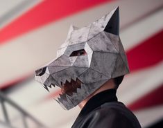 Make your own 3D wolf mask (or dog mask) with paper or cardboard at home in minutes thanks to our printable template for kids and adults. ⚡ If you purchase this product you will have instant access to the PDF file (with the easy-to-follow instructions and pattern) so you can print, assemble and customize the papercraft mask to your liking. 🎬 Tutorial video ➤ https://www.youtube.com/watch?v=G0iirEoXMv8 📐 Mask dimensions: 21,3 cm x 23,8 cm x 34,2 cm / 8.4'' x 9.4'' x 13.5''. 📌 PDF content: 13 p 3d Wolf Mask Template, Diy Wolf Mask, Template Papercraft, Papercraft Mask, Low Poly Mask, Mask Printable, Angry Wolf, Bear Mask, Mascaras Halloween