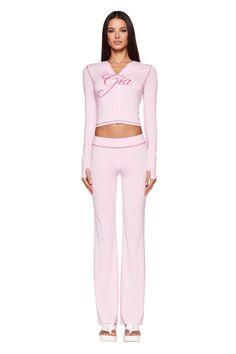 BLARE TRACKPANT - PINK : PASTEL PINK | I.AM.GIA Pink Stretch Full-length Sweatpants, Pink Stretch Sweatpants Full Length, Pink Sporty Full-length Bottoms, Sporty Pink Full-length Bottoms, Sporty Full-length Pink Bottoms, Sporty Full Length Pink Bottoms, Pink Stretch Sporty Sweatpants, Pink Stretch Sweatpants, Pink Full-length Athleisure Bottoms