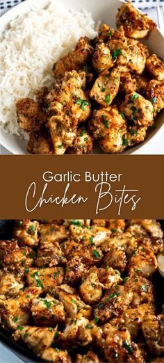 15-Minute Garlic Butter Chicken Bites: Easy One-Pan Recipe - Yummy and fully Easy Weeknight Meals For Two, Animal Based Dinner, Black People Recipes, Toddler Approved Dinners, Week Night Dinners, Garlic Butter Chicken Bites, Butter Chicken Bites, Fast Healthy Dinner, Chicken Bites Recipes