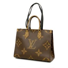 Louis Vuitton 2way Bag Giant On The Go Mm Brown Size (Height X Width X Depth): 27cm X 34cm X 15cm Handle Length: 33cm Strap Length: 58cm Bags Louis Vuitton, Louis Vuitton Bags, Brown Color, Louis Vuitton Bag, The Go, Bag Lady, Louis Vuitton, Shoulder Bag, Color