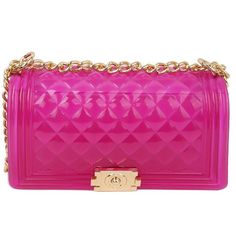 Women’s Fashion Quilted Jelly Crossbody Bag Medium Sized Luxury Summer Fashion Bags, Luxury Summer Bag With Chain Strap, Trendy Formal Bags For Summer, Summer Luxury Bags, Luxury Summer Bags, Elegant Pink Crossbody Clutch, Elegant Pink Evening Bag With Mobile Phone Storage, Elegant Pink Evening Bag With Mobile Phone Holder, Pink Chic Crossbody Clutch