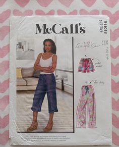 the sewing pattern for this women's pants is easy to sew, and has been