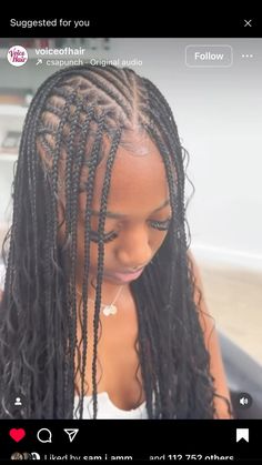 Big Box Braids Hairstyles, Feed In Braids Hairstyles, Goddess Braids Hairstyles, Box Braids Hairstyles For Black Women, Braided Cornrow Hairstyles, Braids Hairstyles Pictures, Quick Braided Hairstyles, Cute Box Braids Hairstyles, Hair Twist Styles