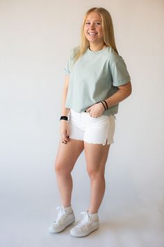 Crisp, classic, and capable of matching pretty much anything, these white Hudson shorts are just what you need to stay cool this spring and summer! Pair with our Short Sleeve Crop Top. 71% Cotton 27% Lyocell 2% Elastane Woven ShortCare instructions: machine wash cold, tumble dry low Relaxed Short Summer Tops, Relaxed Short Length Tops For Vacation, White Cotton Short-length Top, White Cotton Short Length Top, White Short Length Cotton Top, Short Tops With Built-in Shorts For Day Out, Relaxed Fit Short Length Tops For Day Out, Relaxed Fit Short Tops For Day Out, Relaxed Short Tops For Day Out